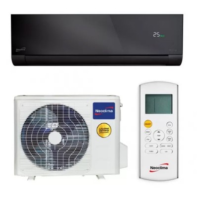 Кондиционер Neoclima ArtVogue NS-12EHVIwb1/NU-12EHVI1 инверторный, зеркальный графитовый