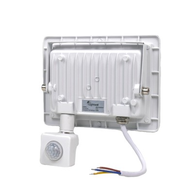 Комплект 5+5 світлодіодних прожекторів Lightwell 50W з датчиком руху: 5 x LW-FL-W-50-S та 5 x LW-FL-B-50-S Комплект 5+5 світлодіодних прожекторів Lightwell 50W з датчиком руху: 5 x LW-FL-W-50-S та 5 x LW-FL-B-50-S