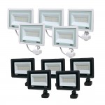 Комплект 5+5 світлодіодних прожекторів Lightwell 50W з датчиком руху: 5 x LW-FL-W-50-S та 5 x LW-FL-B-50-S Комплект 5+5 світлодіодних прожекторів Lightwell 50W з датчиком руху: 5 x LW-FL-W-50-S та 5 x LW-FL-B-50-S
