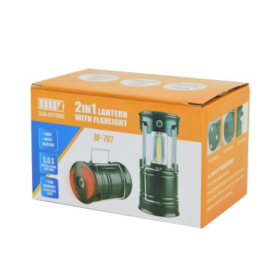 Кемпінговий ліхтар Superfire T56 з потужністю 5 Вт + Батарейка PKCELL Ultra Alkaline AAA LR03 1.5V, 4шт./блістер