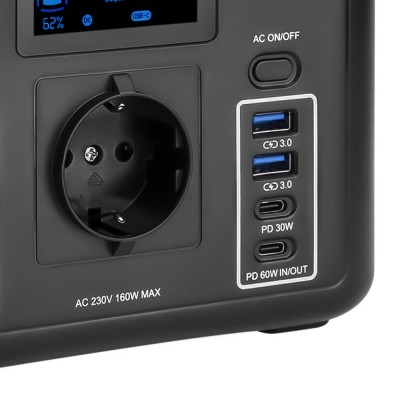 Багатофункціональна портативна зарядна станція Logicpower LP CHARGER 160 (160W, 204Wh) Багатофункціональна портативна зарядна станція Logicpower LP CHARGER 160 (160W, 204Wh)