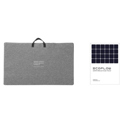 Комплект EcoFlow DELTA Mini + 220W Solar Panel зарядна станція та сонячна панель
