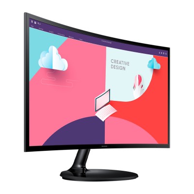 Монітор 27" Samsung LS27C360 Curved VA Black (LS27C360EAIXCI)