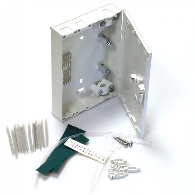 Абонентська розетка/бокс LW FTTH, для 4xSC simplex/ LC duplex прохідна