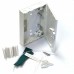 Абонентская розетка/бокс LW FTTH, для 4xSC simplex/LC duplex проходная