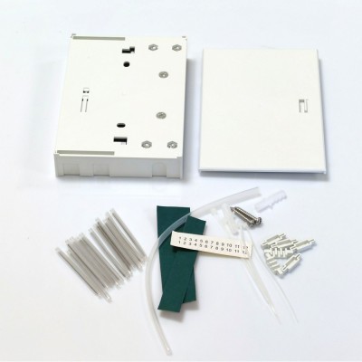 Абонентская розетка/бокс LW FTTH, для 4xSC simplex/LC duplex проходная