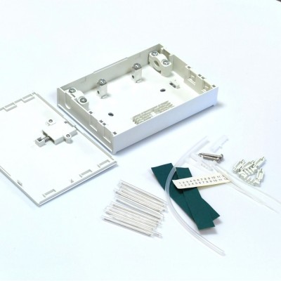 Абонентская розетка/бокс LW FTTH, для 4xSC simplex/LC duplex проходная