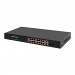 Коммутатор сетевой GreenVision POE GV-022-D-16G+2PG+2SFP