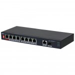 Некерований 10-портовий POE комутатор Dahua DH-PFS3110-8ET1GT1GF-96 з 8 портами PoE Некерований 10-портовий POE комутатор Dahua DH-PFS3110-8ET1GT1GF-96 з 8 портами PoE