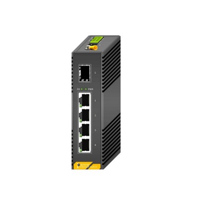 100M індустріальний PoE комутатор AL SW-4P1SMI, 4*100Mbps PoE Port, 1*100Mbps SFP Slot, DIN rail, з DC48V 1.35A Power Adapter (DIN-rail mount) 100M індустріальний PoE комутатор AL SW-4P1SMI, 4*100Mbps PoE Port, 1*100Mbps SFP Slot, DIN rail, з DC48V 1.35A Power Adapter (DIN-rail mount)