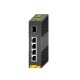 100M індустріальний PoE комутатор AL SW-4P1SMI, 4*100Mbps PoE Port, 1*100Mbps SFP Slot, DIN rail, з DC48V 1.35A Power Adapter (DIN-rail mount)
