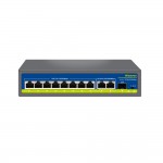 Керований PoE-комутатор Hisource Hi-S21-8FP2G1S з 8 портами PoE