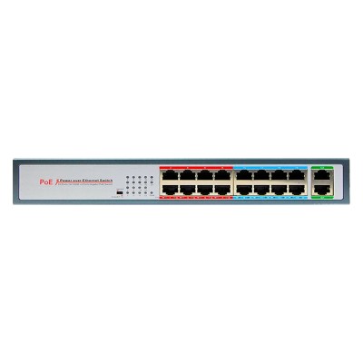 PoE-комутатор Bas-IP SH-20.16 16-портовий некерований