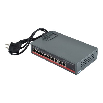 PoE-комутатор FoxGate S5808P-G2 CCTV гігабітний 8-портовий некерований PoE-комутатор FoxGate S5808P-G2 CCTV гігабітний 8-портовий некерований
