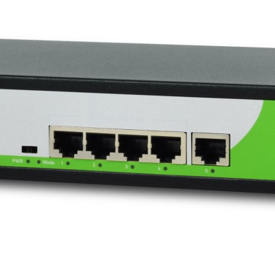 PoE-комутатор ZKTeco ZK-PoE41N-55W з 4 портами PoE PoE-комутатор ZKTeco ZK-PoE41N-55W з 4 портами PoE