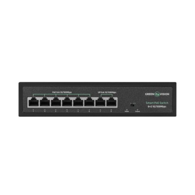 Коммутатор сетевой GreenVision POE GV-015-D-06+2P