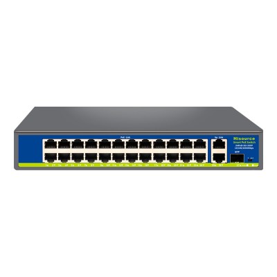 Неуправляемый 27-портовый PoE-коммутатор Hi-F2421GBL-C с 24 портами PoE