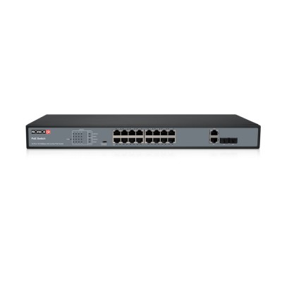 Некерований PoE-комутатор Provision-ISR PoES-16250C+2Combo-V2 з 16 портами PoE Некерований PoE-комутатор Provision-ISR PoES-16250C+2Combo-V2 з 16 портами PoE