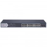 Керований 26-портовий PoE комутатор Hikvision DS-3E1526P-SI з 24 портами PoE