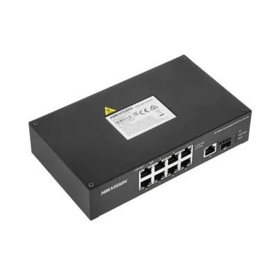 PoE-комутатор Hikvision DS-3T0310HP-E/HS 8-портовий некерований