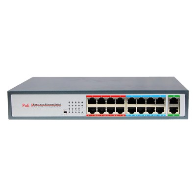 PoE-комутатор Bas-IP SH-20.16 16-портовий некерований