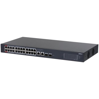 Керований PoE комутатор Dahua DH-CS4228-24GT-240 з 24 портами PoE