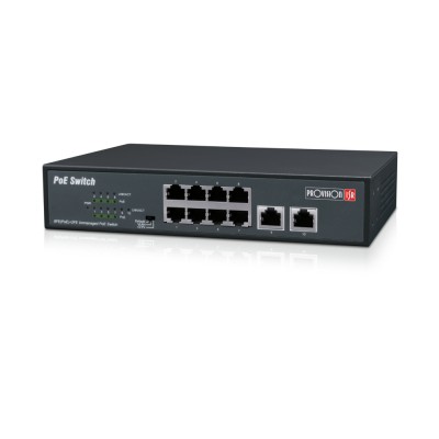 Неуправляемый PoE-коммутатор Provision-ISR PoES-08120C+2I-V2 с 8 портами PoE Неуправляемый PoE-коммутатор Provision-ISR PoES-08120C+2I-V2 с 8 портами PoE