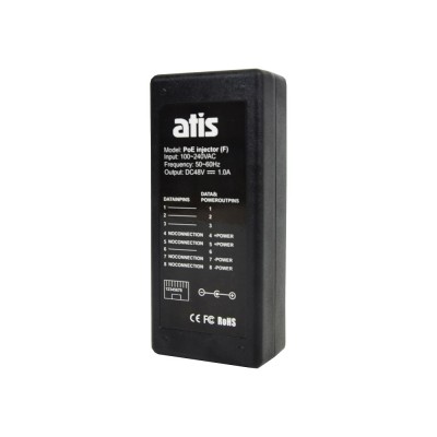 PoE-інжектор ATIS PoE injector (F) для IP-камер PoE-інжектор ATIS PoE injector (F) для IP-камер