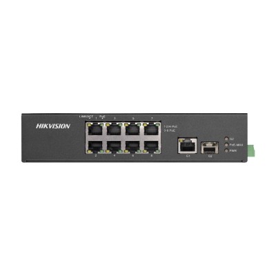 PoE-комутатор Hikvision DS-3T0310HP-E/HS 8-портовий некерований