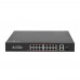 Комутатор мережевий GreenVision POE GV-010-D-16+2 PG+1 SFP