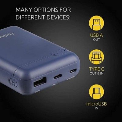 Повербанк Intenso Powerbank XS 10000 (dark blue) ємністью 10000 мА·год Повербанк Intenso Powerbank XS 10000 (dark blue) ємністью 10000 мА·год