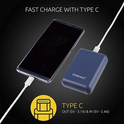 Повербанк Intenso Powerbank XS 10000 (dark blue) ємністью 10000 мА·год Повербанк Intenso Powerbank XS 10000 (dark blue) ємністью 10000 мА·год