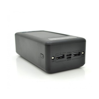 Повербанк на сонячних батареях Power Bank Solar PLO-SP30G ємністю 30000 мА·год