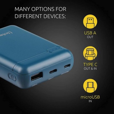 Повербанк Intenso Powerbank XS 10000 (petrol) ємністю 10000 мА·год Повербанк Intenso Powerbank XS 10000 (petrol) ємністю 10000 мА·год