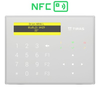 Клавіатура K-GLCD+ (white)