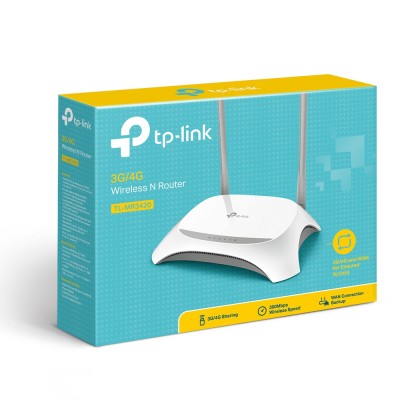 Маршрутизатор TP-LINK TL-MR3420 N300, 4xFE LAN, 1xFE WAN, 1xUSB2.0 для 3G/4G/LTE Маршрутизатор TP-LINK TL-MR3420 N300, 4xFE LAN, 1xFE WAN, 1xUSB2.0 для 3G/4G/LTE