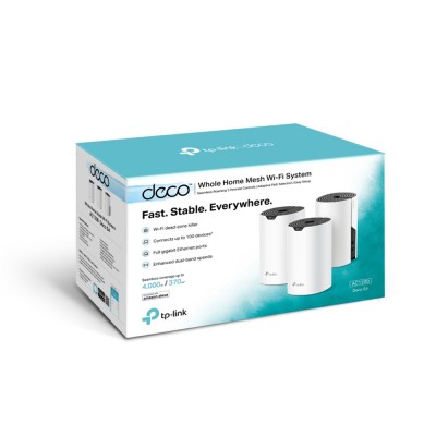 Точка доступу TP-Link DECO S4 (3-pack) AC1200 домашня Mesh Wi-Fi система, 2xGE LAN/WAN Точка доступу TP-Link DECO S4 (3-pack) AC1200 домашня Mesh Wi-Fi система, 2xGE LAN/WAN