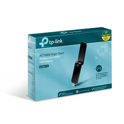 Двохапазонний Wi-Fi адаптер TP-Link Archer T4U WiFi5 / AC1300 / USB 3.0