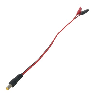 Кабель перехідник DC (male) - Alligator Clip Кабель перехідник DC (male) - Alligator Clip