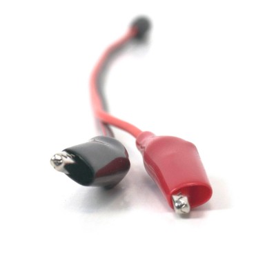 Кабель перехідник DC (female) - Alligator Clip "крокодил" Кабель перехідник DC (female) - Alligator Clip "крокодил"