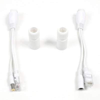 Passive PoE перехідник IP+DC - Extender over UTP, Waterproof (вологозахищений)