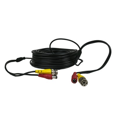 Кабель BNC-рower cable D 18 м (BNC+DC/BNC+DC) для передавання відеосигналу та живлення Кабель BNC-рower cable D 18 м (BNC+DC/BNC+DC) для передавання відеосигналу та живлення