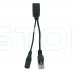 Passive PoE перехідник IP+DC - Extender over UTP, not Waterproof