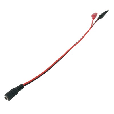 Кабель перехідник DC (female) - Alligator Clip 