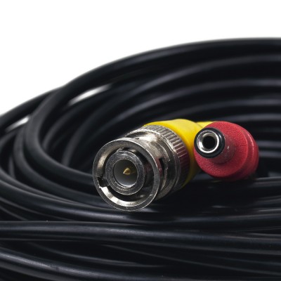 Кабель BNC-рower cable A 20 м (BNC+DC/BNC+DC) для передавання відеосигналу та живлення