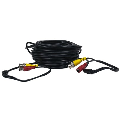 Кабель BNC-рower cable A 20 м (BNC+DC/BNC+DC) для передавання відеосигналу та живлення
