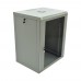 Шафа серверна SteelNet 15U 600 x 500 для мережевого обладнання (скло, сірий)