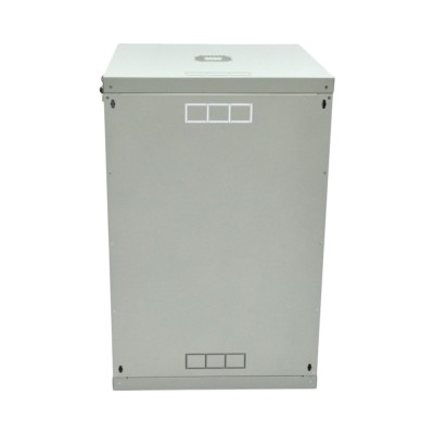 Шафа серверна SteelNet 15U 600 x 500 для мережевого обладнання (скло, сірий)