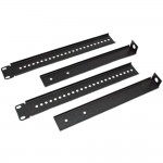 Комплект фіксаторів однорамної стійки до стіни, чорний