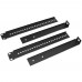 Комплект фіксаторів однорамної стійки до стіни, чорний